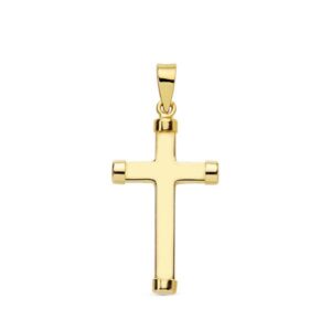 18K CRUZ LISA 24X13 MM PALO RECTANGULAR 18K CRUZ LISA 24X13 MM PALO RECTANGULAR