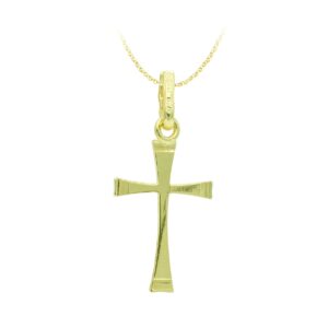 18K CRUZ ORO AMARILLO TALLADA 21X12 MM 18K CRUZ ORO AMARILLO TALLADA 21X12 MM