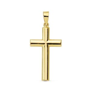 18K CRUZ LISA PALO OVAL. 25X15 MM 18K CRUZ LISA PALO OVAL. 25X15 MM