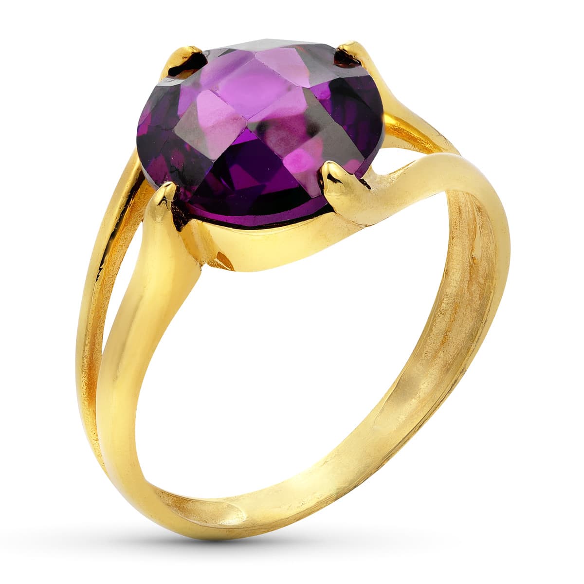 18K SORTIJA ORO AMARILLO CON PIEDRA