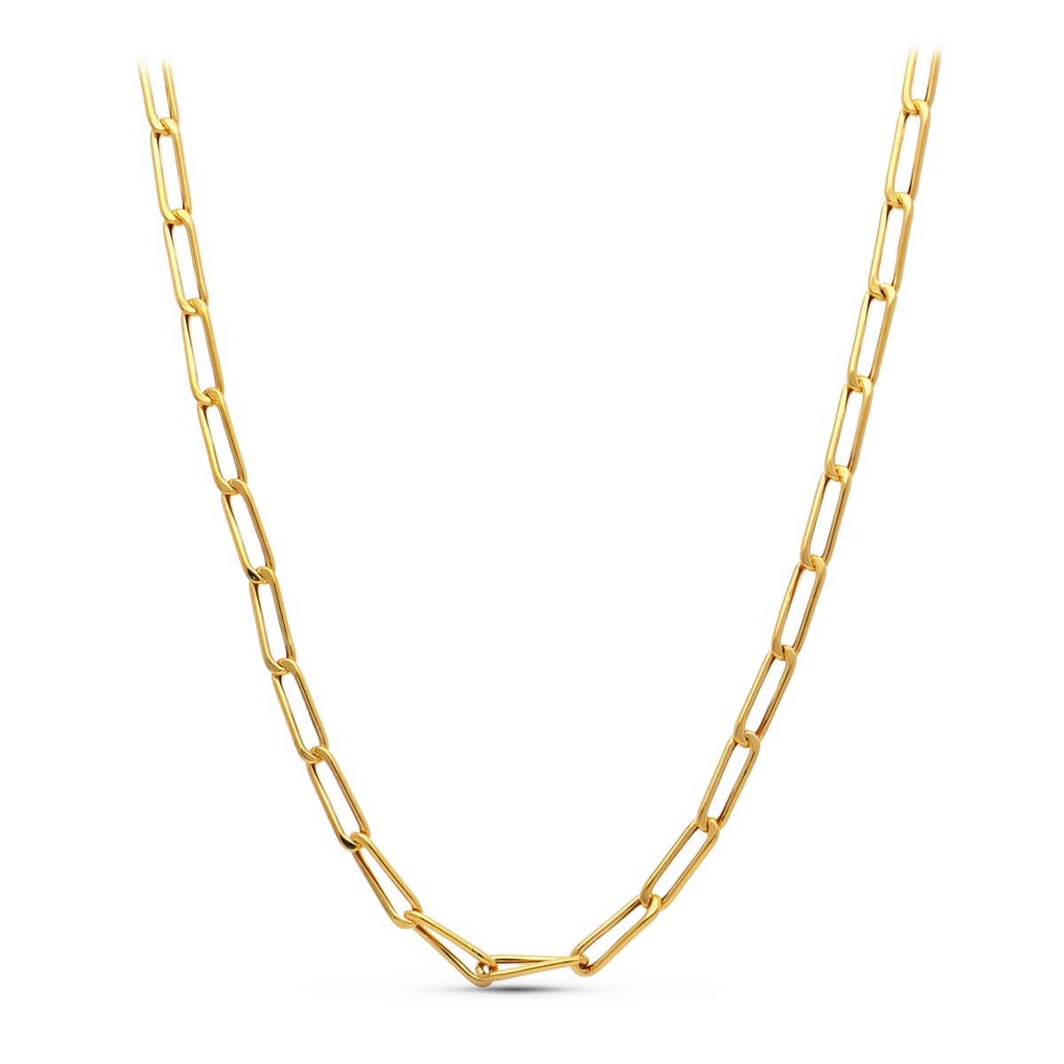 18K CADENA BILBAO 50 CM 4 MM