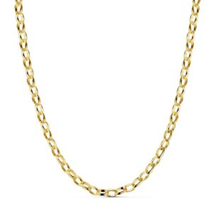 18K CADENA ROLO HUECA 45CM 4 MM 18K CADENA ROLO HUECA 45CM 4 MM