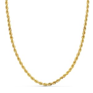 18K CORDON SALOMONICO MACIZO 3.5 MM 50 CM