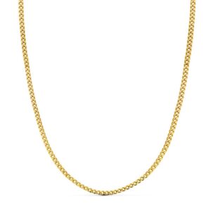 18K CADENA BARBADA MACIZA 50CM 3MM 18K CADENA BARBADA MACIZA 50CM 3MM