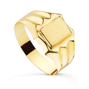 18K SELLO ORO AMARILLO HUECO PARA CADETE ANCHO 10 MM 18K SELLO ORO AMARILLO HUECO PARA CADETE ANCHO 10 MM