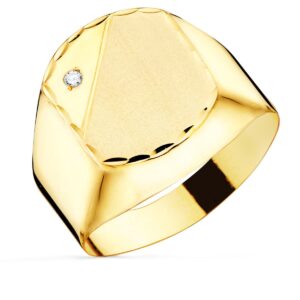 18K SELLO ORO AMARILLO CABALLERO HUECO EN BRILLO CON CIRCONITA CABEZA 13X11 MM 18K SELLO ORO AMARILLO CABALLERO HUECO EN BRILLO CON CIRCONITA CABEZA 13X11 MM