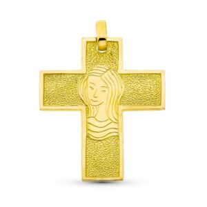 18K CRUZ ORO AMARILLO VIRGEN 30X25 MM 18K CRUZ ORO AMARILLO VIRGEN 30X25 MM