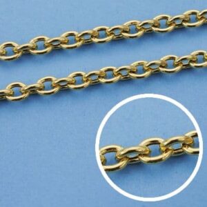 18K CADENA ROLO HUECA 45 CM 4 MM 18K CADENA ROLO HUECA 45 CM 4 MM
