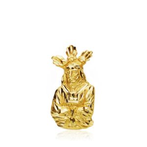 18K CRISTO CAUTIVO SILUETA 19X9 MM