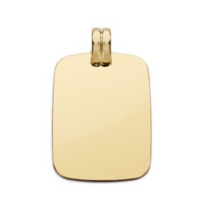 18K CHAPA ORO AMARILLO LISA EN BRILLO 28X20 MM 18K CHAPA ORO AMARILLO LISA EN BRILLO 28X20 MM