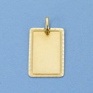 18K CHAPA TALLADA 18X12 MM 18K CHAPA TALLADA 18X12 MM