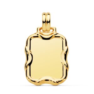 18K CHAPA MARCO 29X21 MM 18K CHAPA MARCO 29X21 MM