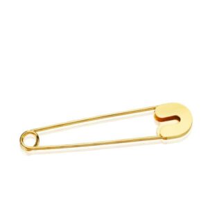 18k IMPERDIBLE ORO AMARILLO LISO